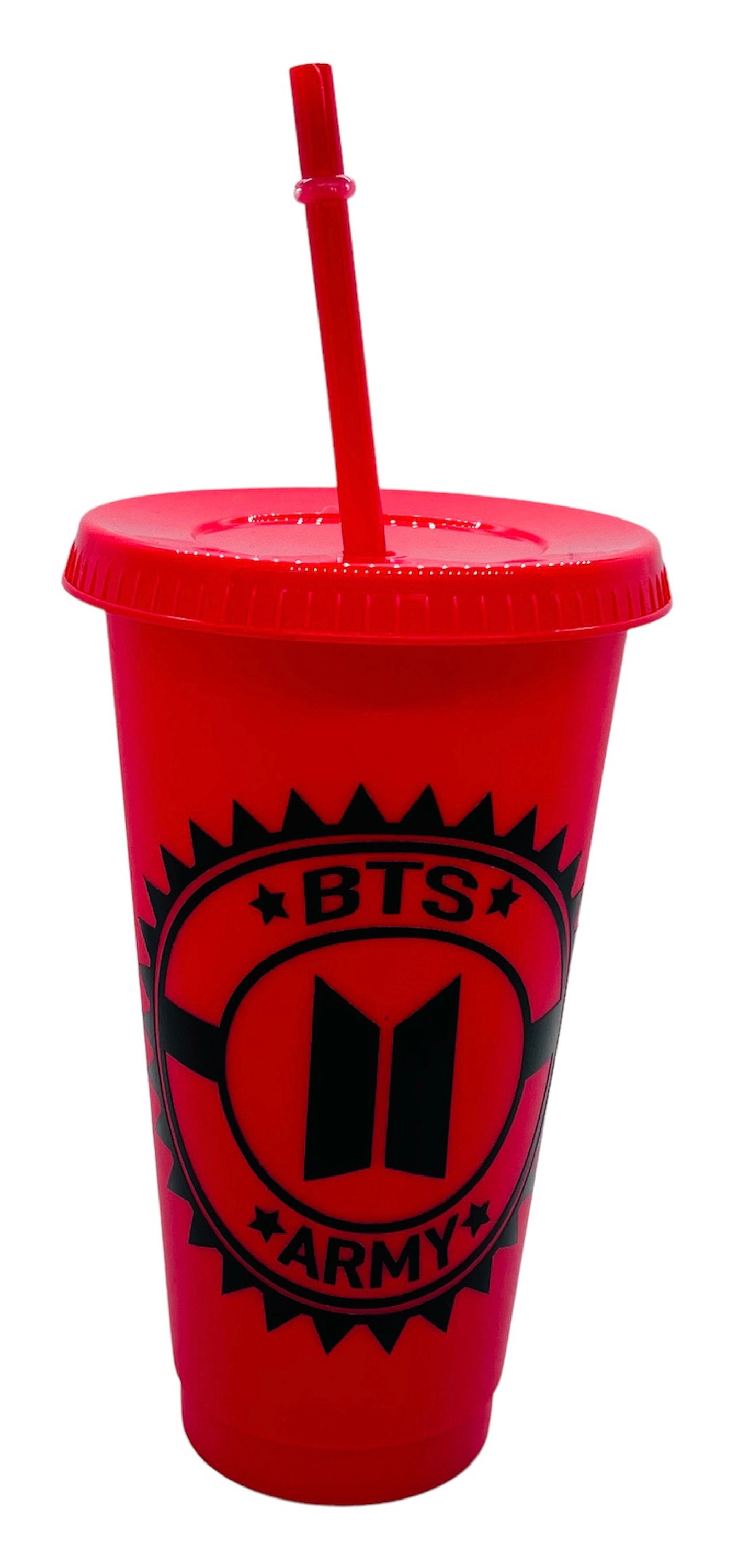 BTS K Pop Plastic Tumblers - Etsy