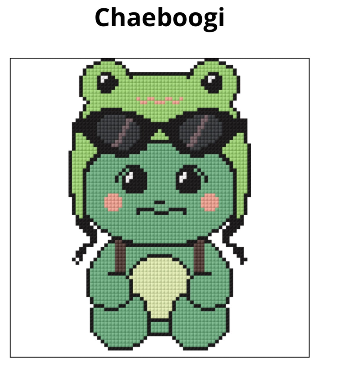 KPOP Monsta X New Characters Chaeboogi/ Hyungwon Cross