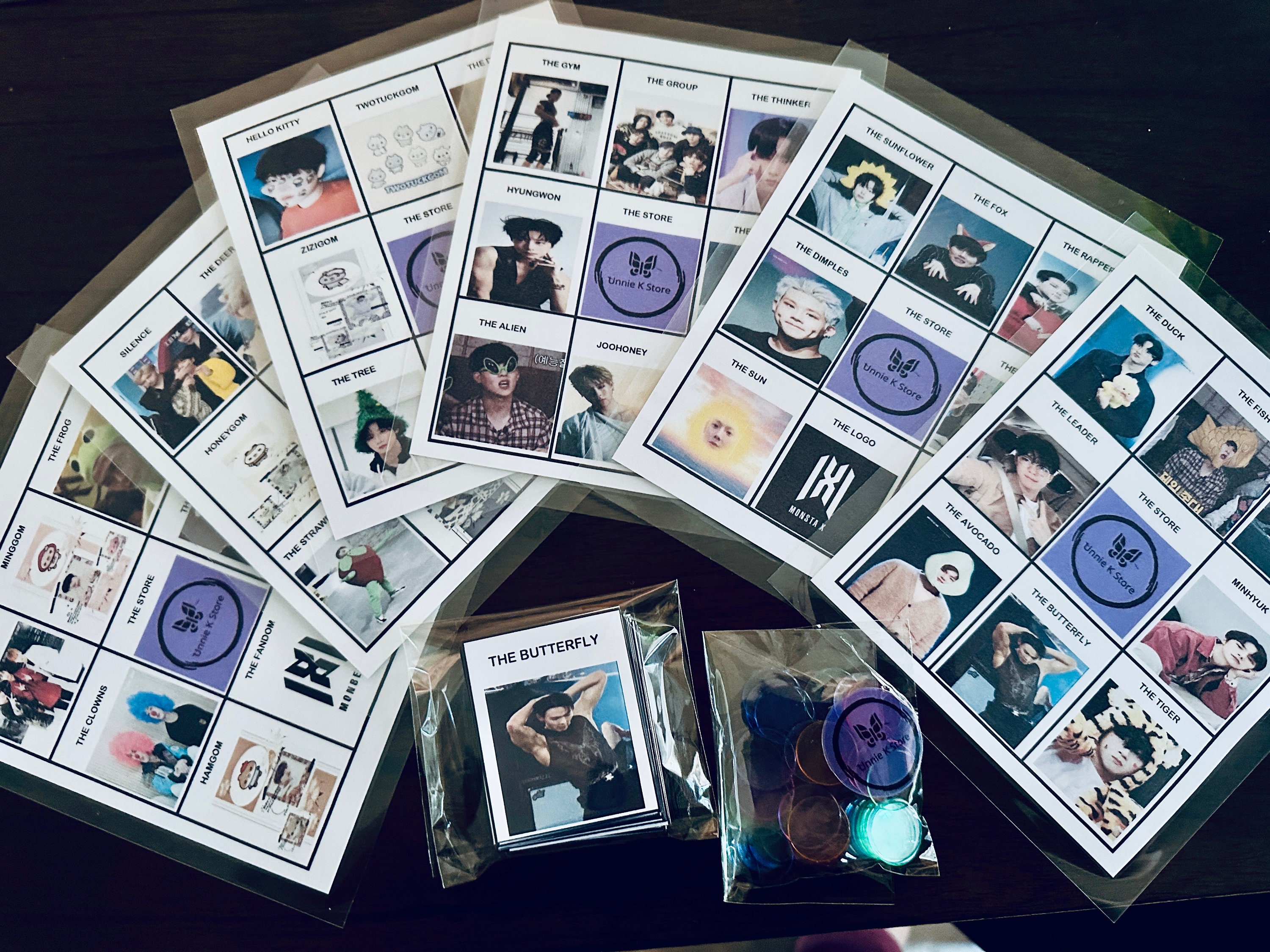 Kpop Raffle K Pop / K Drama Lotery or Bingo Game - Etsy