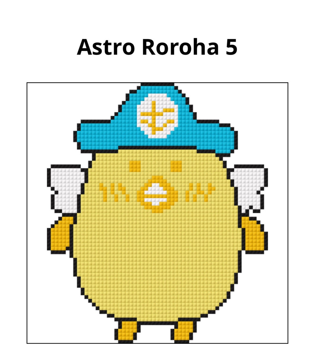 Kpop Astro Roroha Aroha Ppuppu/sanha Cross Stitch Pattern - Etsy