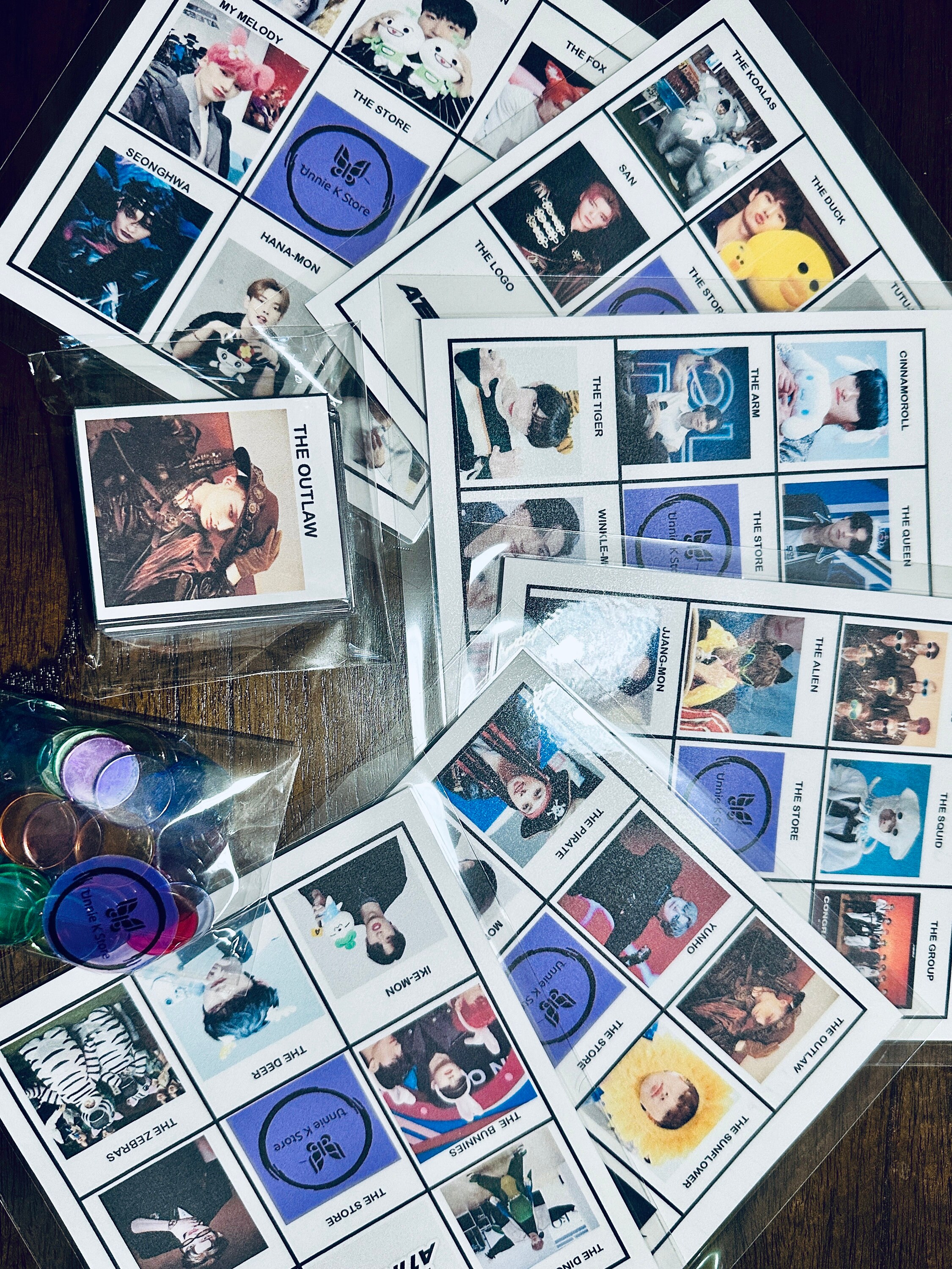 Kpop Raffle K Pop / K Drama Lotery or Bingo Game - Etsy