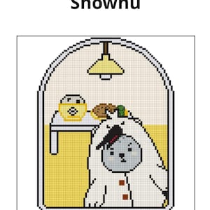 Patrón de punto de cruz KPOP Monsta X Shownu
