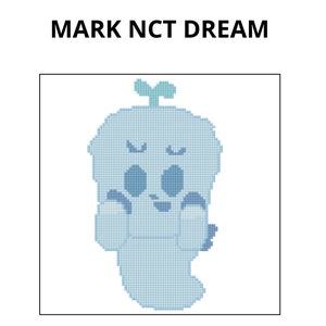 Patrón de punto de cruz de KPOP Nct Dream Mark 2
