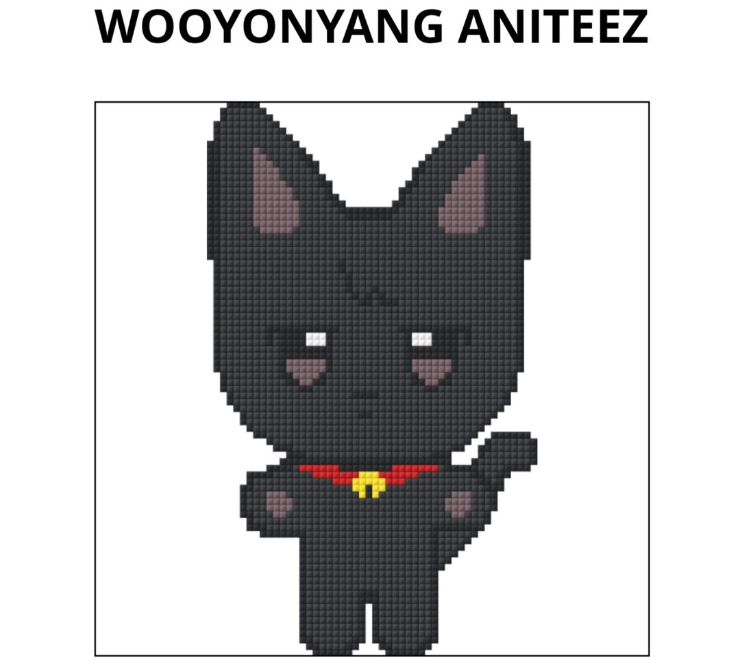 アイドル ANITEEZ WOOYOnyang Wooyoung and his son, Wooyonyang 🐈‍⬛🐈‍⬛ . #ateez