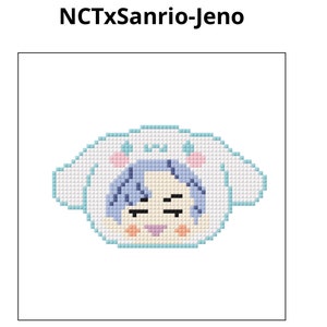 Patrón de punto de cruz de Jeno de Dream de KPOP Nct