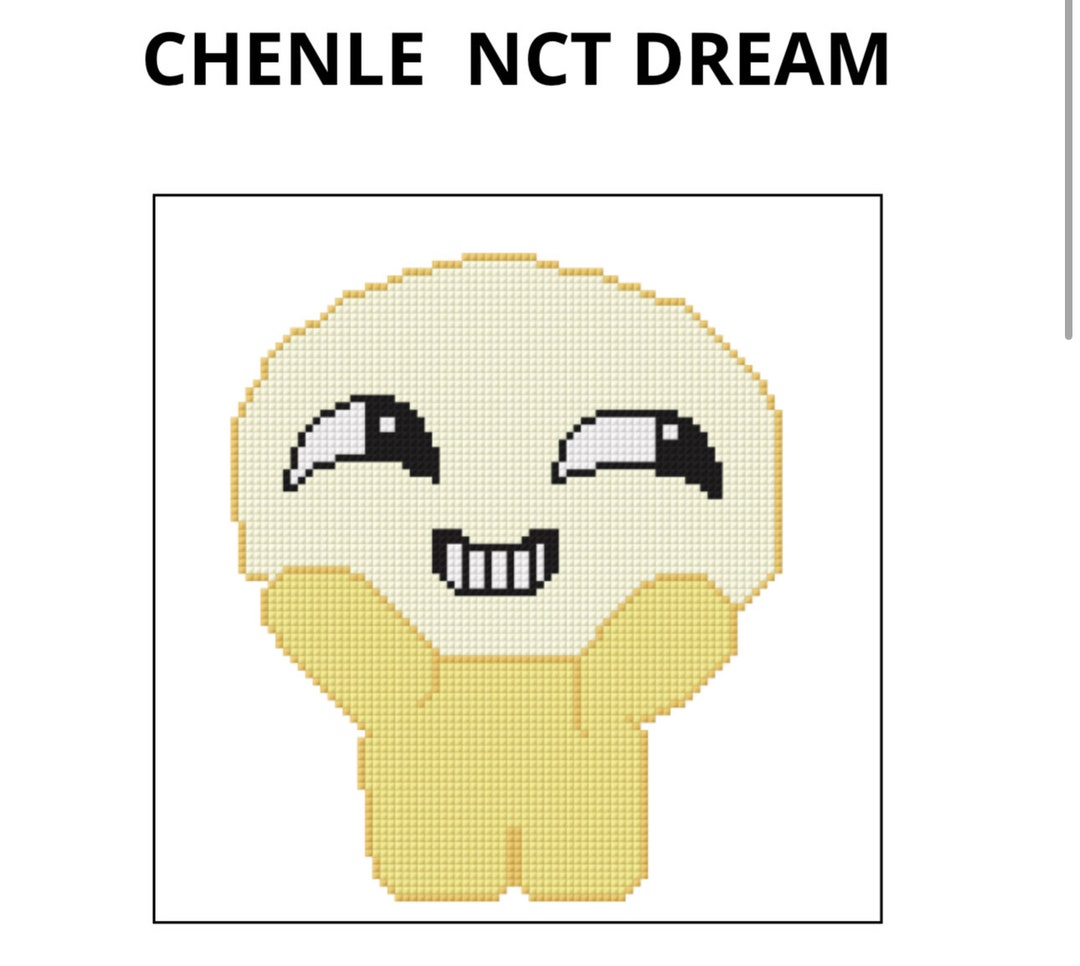 Nct Pattern KPOP Nct Dream Chenle Cross Stitch Pattern 2 - Etsy