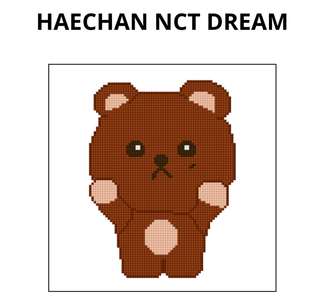 KPOP Nct Dream Haechan Cross Stitch Pattern 2 - Etsy