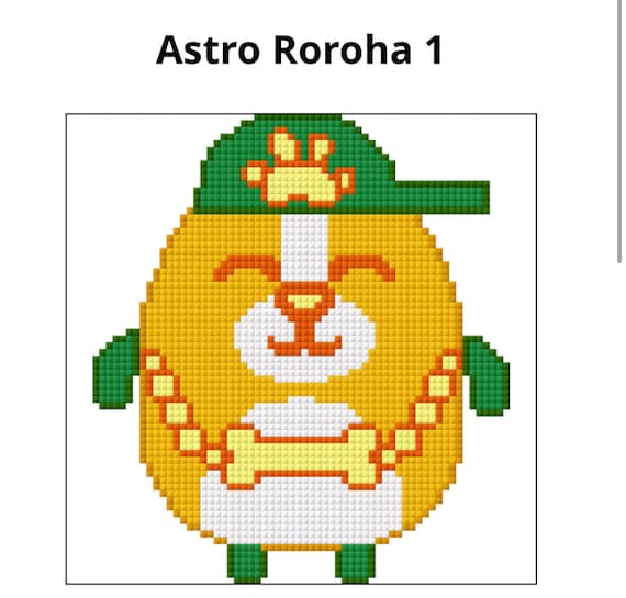 Kpop Astro Roroha Aroha Dduddu/jinjin Cross Stitch Pattern