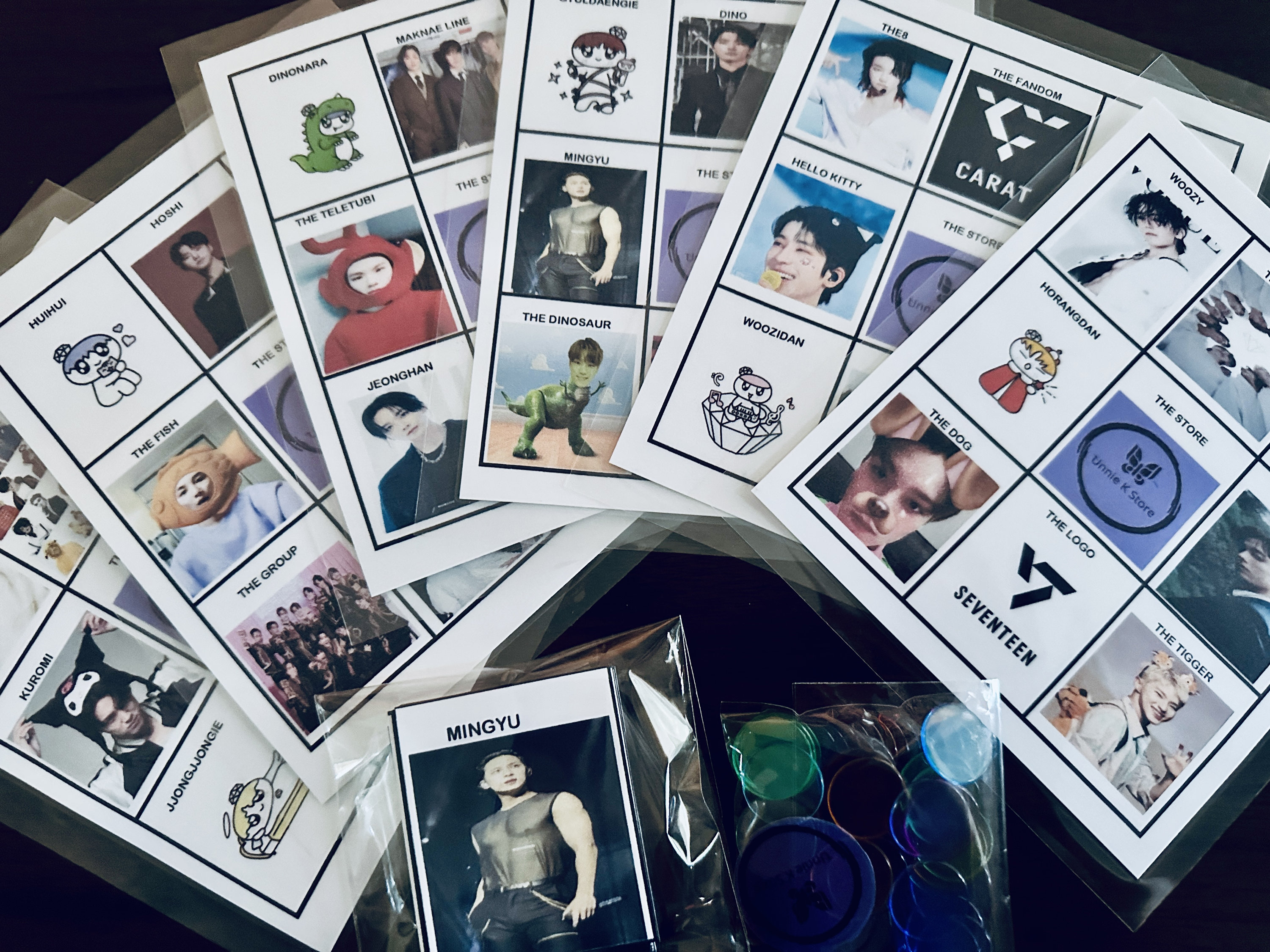 Kpop Raffle K Pop / K Drama Lotery or Bingo Game - Etsy