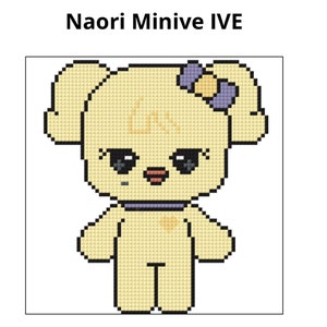 Kpop Ive Minive Naori / Rei Cross Stitch Pattern - Etsy