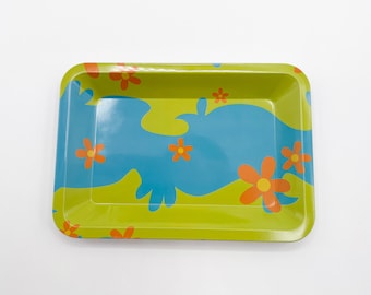 Rolling Tray -- Small  7 x 5 1/2 inches Rolling Tray Cute Rolling Tray - Rolling Tray
