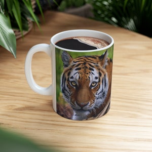 Tiger Mug,Tiger Gift,Tiger Lover Gift,Tiger Coffee Mug,Tiger Coffee CupTea Mug,Coffee Mug,Birthday Gift,Safari Mug,Gift For Her,Gift For Him