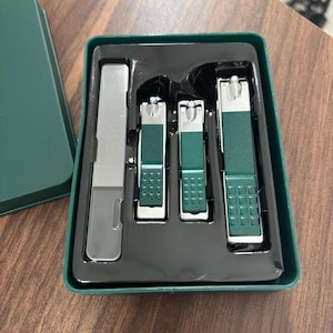 Customized 4 Nail Clippers set, Stainless steel nail cutter, Personalized Nail Clippers, Toenail Clipper cutters
