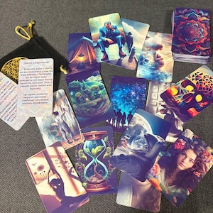 Cartas de metáforas asociativas "Baraja Universal", cartas del sistema contemplativo, don psicológico, terapia, cartas de metáforas, cartas de coaching, MAC
