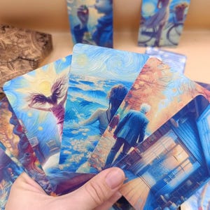 Associative metaphor cards Resource deck "In the Moment" deck in Van Gogh style, psychological gift, metaphor cards, metaphor cards, сoaching