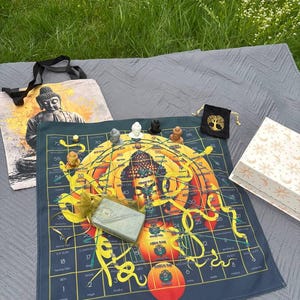 Leela A Transformational Board Game ENG Complete Set + Gift Bag, Spiritual Board Game, Healing Tool, Unique Gift for Self-Awareness