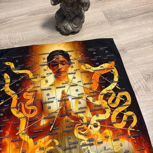 Leela Game Board 60x60 cm Leela Field ENGLISH + SANSKRIT