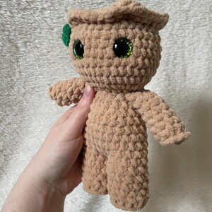 Tree Man Plush, Crocheted Handmade Amigurumi