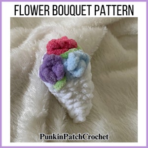 Flower Bouquet PDF Crochet Pattern