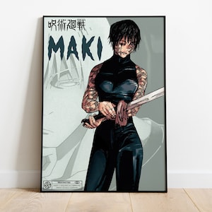 Poster Maki & Toji - Jujutsu Kaisen