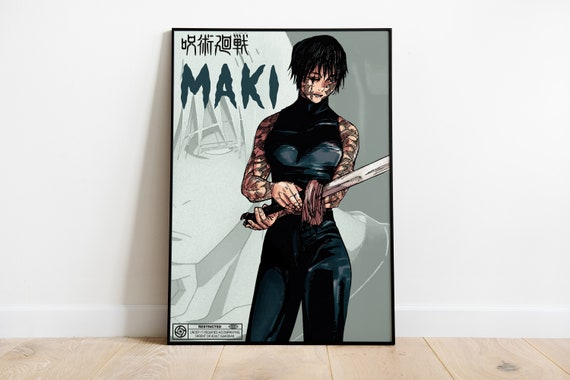 Poster Maki & Toji - Jujutsu Kaisen - Etsy Australia