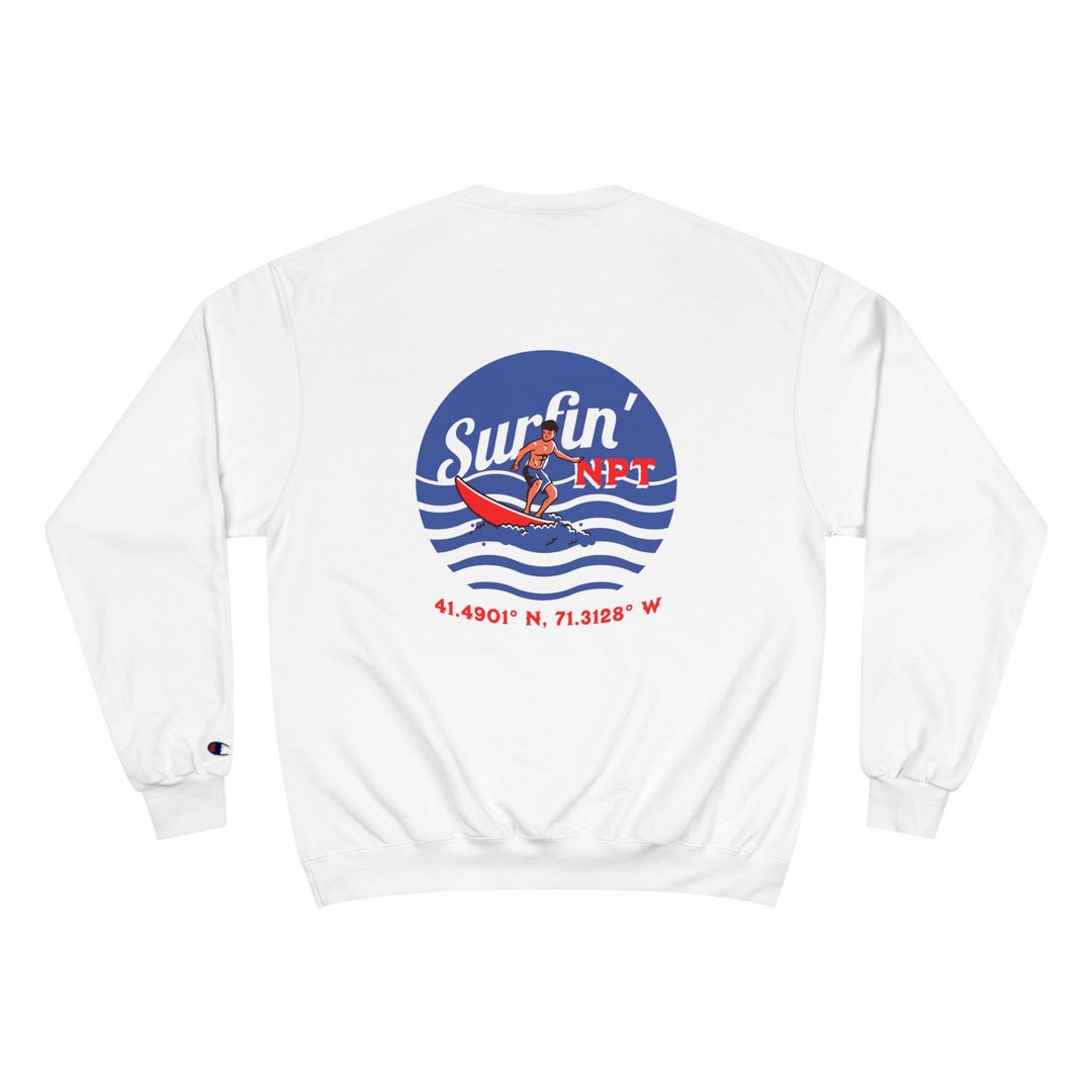 Surf Sweatshirt and Hoodie, Surfboard Hoodie, Newport Surf Sweater