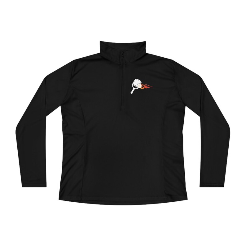 Ladies Pickleball Quarter Zip Pullover, Fun Pickleball Clothing, Gift