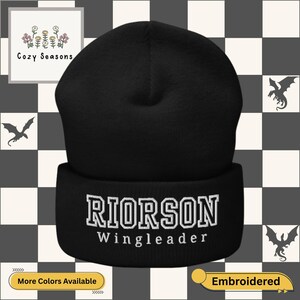 Gorro de Tricô Bordado para Leitor(a) de Fantasia, Presente para Amantes de Livros, Gorro Aconchegante de Inverno, Estilo Leitor(a), Gorro para Fã de Literatura