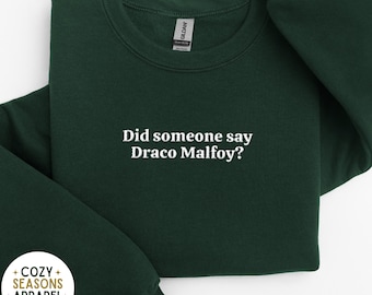 Fantasy Romance Embroidered Sweatshirt, Book Lover Crewneck, Reader Gift, Dark Academia Sweater, Cozy Bookish Apparel
