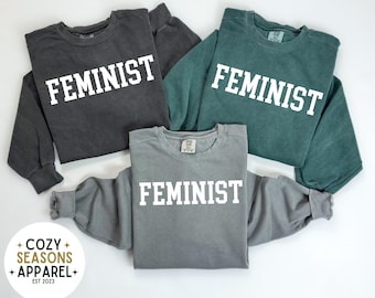 Comfort Colors Feminist Crewneck Sweatshirt