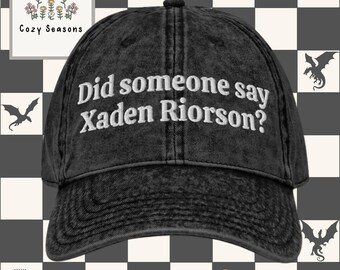Fantasy Reader Embroidered Hat, Dragon Rider Bookish Cap, Book Lover Gift, Reading Hat, Romantic Fantasy Fan Accessory
