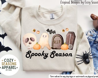 Halloween Sweatshirts for Women, Trick or Treat, Spooky Season, Fall Sweatshirt, Pumpkin Shirt, Womens Halloween Sweatshirt, Halloween Gift