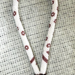 Floral Keychain Wristlet, Beaded Keychain