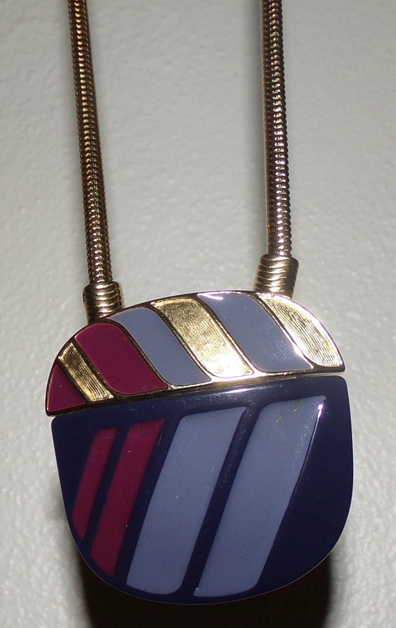 TRIFARI(C) enamel necklace-OMG!! View 5