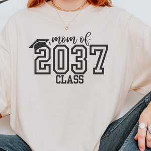 Class of 2037 Shirt, First Day of School Shirt, 2037 Graduation Shirt, Grow With Me, Growing Up Shirt, Kindergarten Shirt, Graduation Gift