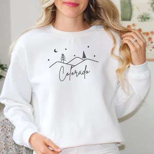 Colorado Sweatshirt, Colorado State Sweatshirt, Colorado Family Trip Sweater, Ski Sweatshirt, Colorado Mountains Crewneck, Colorado gifts