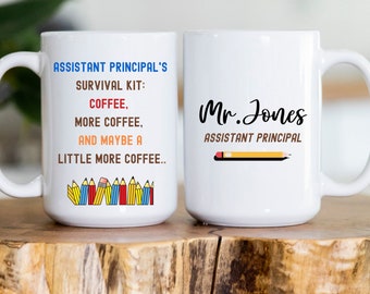 Custom Assistant Principal Mug, Vice Principal Coffee Mug, Personalized Assistant Principal Gift, Back To school, Gift For School Principal