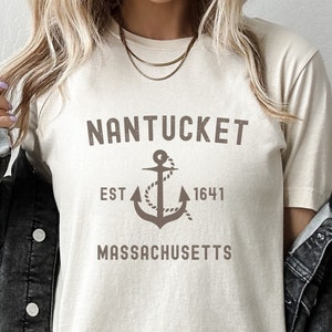Nantucket Island Summer Vacation Shirt,Nantucket Beach Tee,Nantucket Vacation T-Shirt,Nantucket Island Vintage,Massachusetts Vacation Shirt