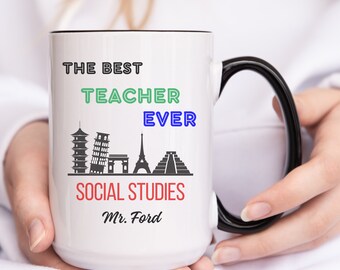 Custom History Teacher Mug,History Teacher Gift, History Mug,History Buff Coffee Cup, Historian Gift,Social Studies Teacher Appreciation Gif