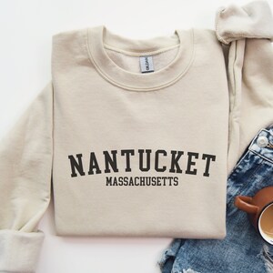 Nantucket Sweatshirt Nantucket Island Vacation,Nantucket Vacation Sweater, Family Massachusetts Vacation Crewneck, Nantucket Beach Pullover