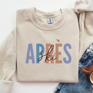 Après Ski Sweatshirt,Ski Sweatshirt,Ski Trip Sweater,Perfect Gift for Skier, Skiing Crewneck,Extreme Sport Sweater,Winter Sports Sweatshirt