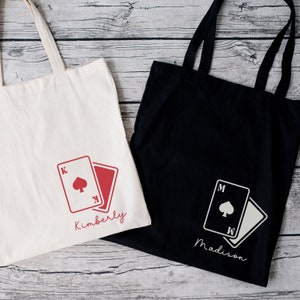 Bolsa de despedida de soltera de Las Vegas, regalos para despedida de soltera de Las Vegas, regalo de despedida de soltera con temática de casino, regalo de dama de honor con temática de Las Vegas para despedida de soltera en Las Vegas