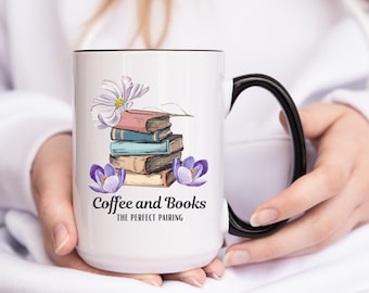 Bookworm Mug, Bookish Coffee Mug, Women Librarian Gift, Book Club Gift for Her, Book Lover Mug, Book Lover Christmas Gift for Booktrovert