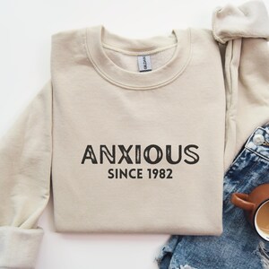Custom Anxiety Sweatshirt, Mental Health Awareness Gift, Therapist Sweatshirt, Adhd Sweater, Anxious sweatshirt, Psychologist Sweater