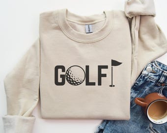 Golf Sweatshirt, Golf Lovers Unisex Crewneck, Perfect Gifts For Golfers, Golfing Sweater, Funny Golf Apparel, Golf Sweater,Golf Coach Gift