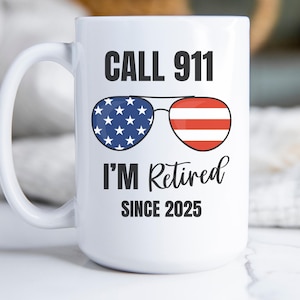 Personalized Retirement Coffee Mug,Police Retirement Gift Law Enforcement Retirement Gifts for Men Coworker,Gift for Retired Police Officer