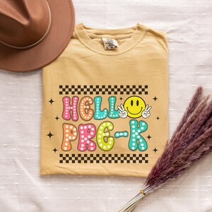 Pre-K Teacher Shirt, Preschool T-Shirt for Teacher Gift, First Day of School Shirt, Back to School T-shirt, Pre-K Team Shirts, Teacher Shirt
