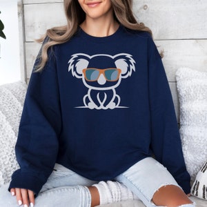 Koala Sweatshirt,Gift for Koala Lover,Cute Koala Sweater,Animal Lover Shirt,Koala Birthday Gift,Zoo Shirt,Koala Shirt, Australian Sweatshirt