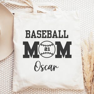 Benutzerdefinierte Baseball-Tasche, Baseball Mom Tasche, Sport Tragetasche für Mama, Geschenk für Baseball-Fans, Baseball-Saison, Baseball-Geschenk für Baseball-Mama-Geschenke