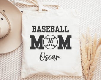 Borsa da baseball personalizzata, borsa da baseball per mamma, borsa sportiva per mamma, regalo per fan del baseball, stagione del baseball, regalo di baseball per regali per mamme di baseball
